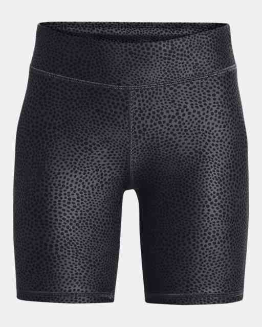 Girls' HeatGear® Printed Bike Shorts