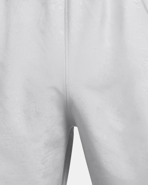 Herren UA Woven Emboss Shorts, Gray, pdpMainDesktop image number 4