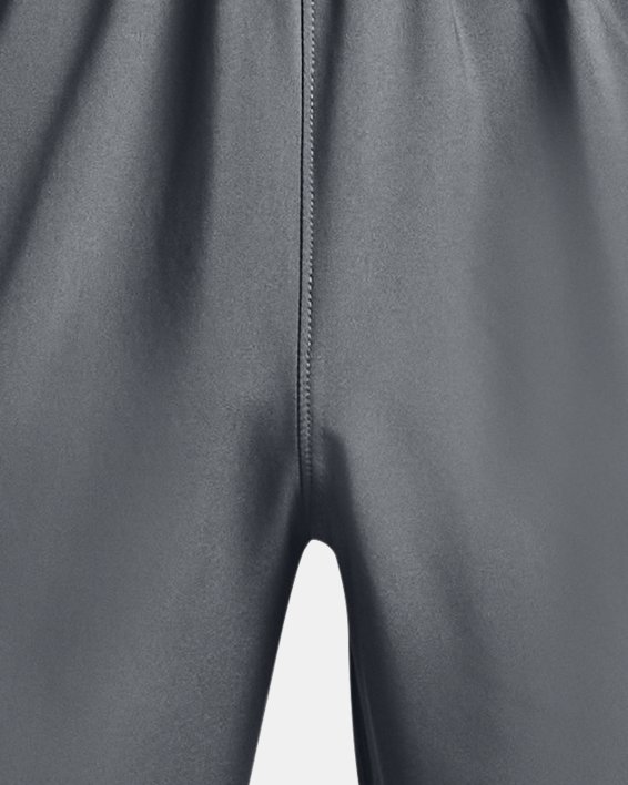 男士UA Woven Graphic短褲 in Gray image number 5