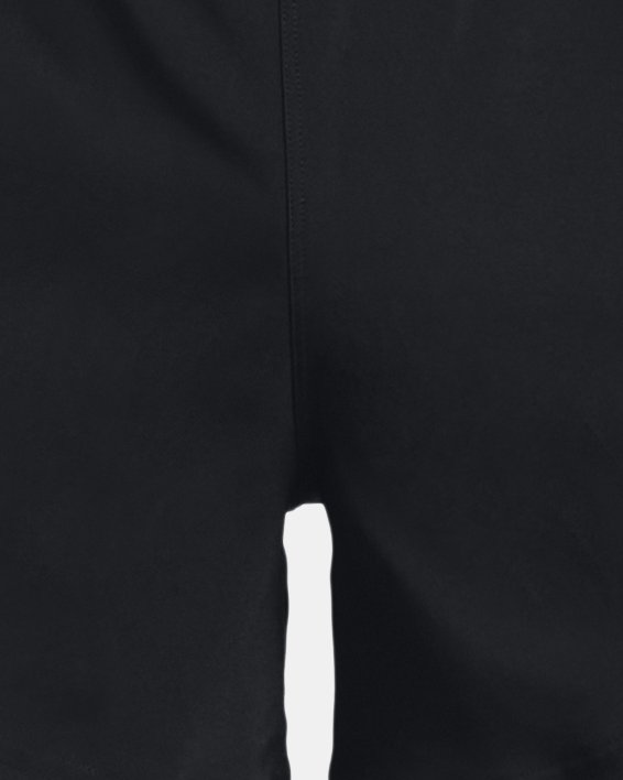 男士UA RUSH™ SmartForm二合一短褲 in Black image number 8