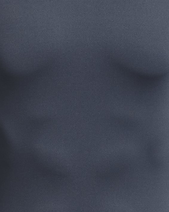 Men's HeatGear® Short Sleeve, Gray, pdpMainDesktop image number 4