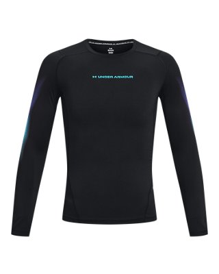 Playera de manga larga HeatGear&reg; para hombre, Black, pdpMainDesktop image number 4