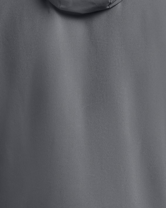 Men's UA Stretch Woven Windbreaker, Gray, pdpMainDesktop image number 5
