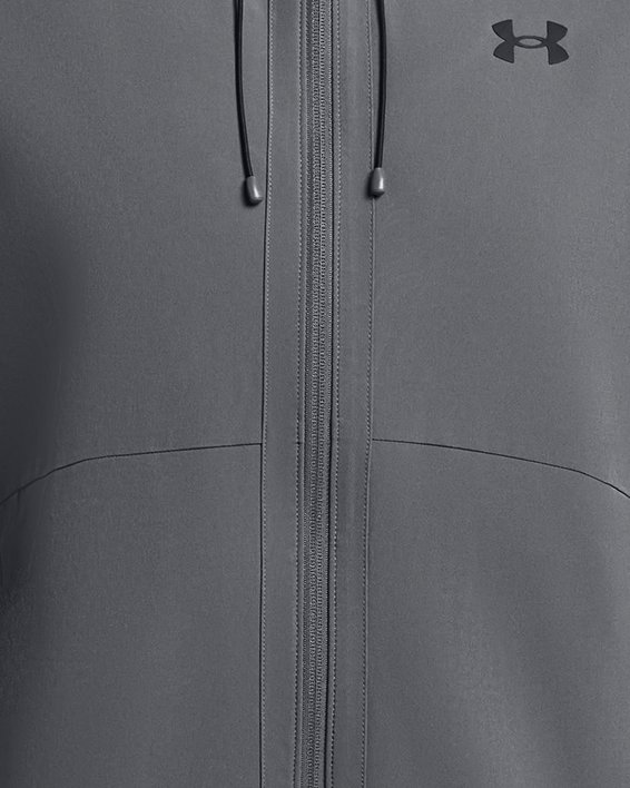Giacca UA Stretch Woven Windbreaker da uomo, Gray, pdpMainDesktop image number 4