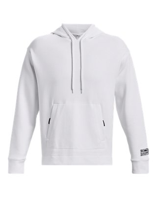 Sudadera con capucha UA Summit Knit unisex, White, pdpMainDesktop image number 8
