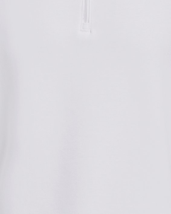 Unisex UA Summit Knit ½ Zip in White image number 8