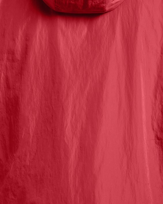Men's UA RUSH™ Woven Full-Zip in Red image number 8