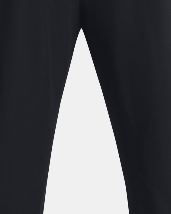 男士UA RUSH™ Woven長褲 in Black image number 8