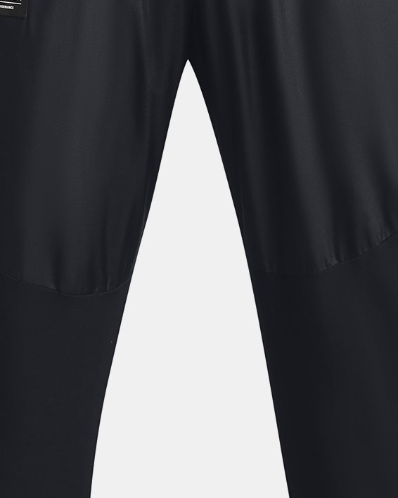 Men's UA RUSH™ Woven Pants in Black image number 7