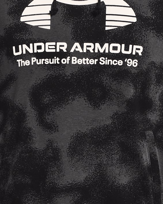 Men's UA Rival Terry Hoodie in Black image number 4