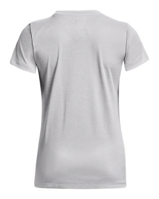 Playera UA Tech&trade; Twist Big Logo Gel para mujer, Gray, pdpMainDesktop image number 5