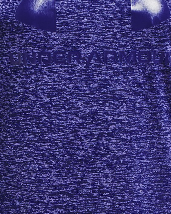 Women's UA Tech™ Twist Big Logo Gel Short Sleeve, Blue, pdpMainDesktop image number 4