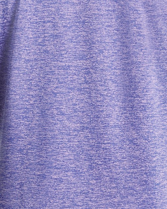 女士UA Tech™ Twist Big Logo Gel短袖T恤 in Purple image number 5