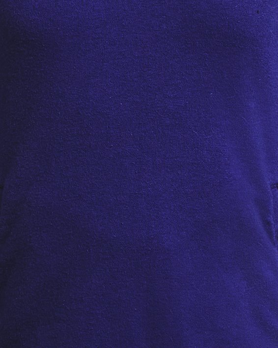 เสื้อฮู้ด UA Rival Terry สำหรับเด็กผู้ชาย in Blue image number 0