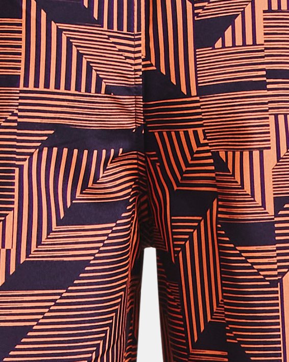 Boys' UA Tech™ Woven Printed Shorts in Orange image number 1