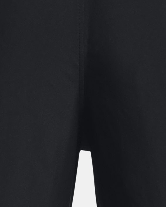 กางเกงขาสั้น UA Woven สำหรับเด็กผู้ชาย in Black image number 1