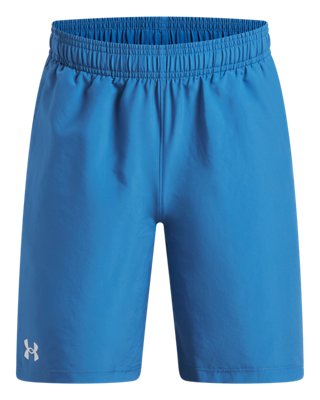 Under Armour Boys Blue Tech Woven ' Shorts Aegean / White Ymd (54 - 59 In)