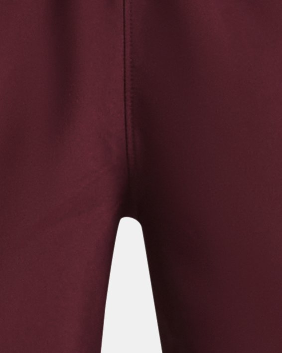 Boys' UA Woven Shorts in Maroon image number 0