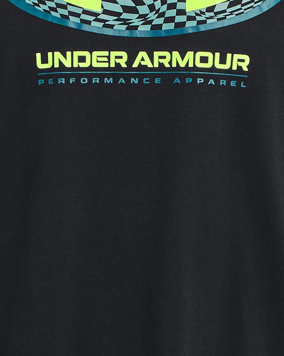 Men's UA Multi-Color Lockertag Short Sleeve in Black image number 4