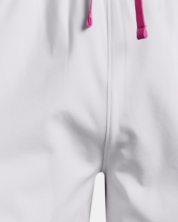 Men's UA Baseline Woven Shorts, White, pdpMainDesktop image number 4
