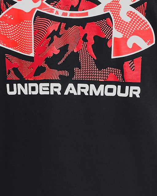 Boys' UA Box Logo Camo Short Sleeve