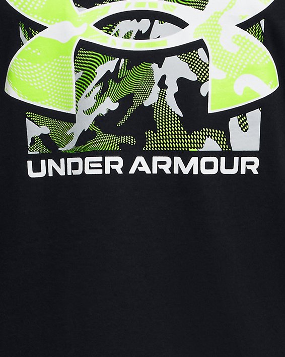 Boys' UA Box Logo Camo Short Sleeve image number 0