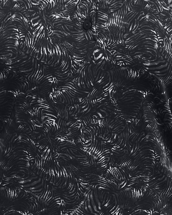 Damska koszulka polo UA Playoff z nadrukiem, Black, pdpMainDesktop image number 4