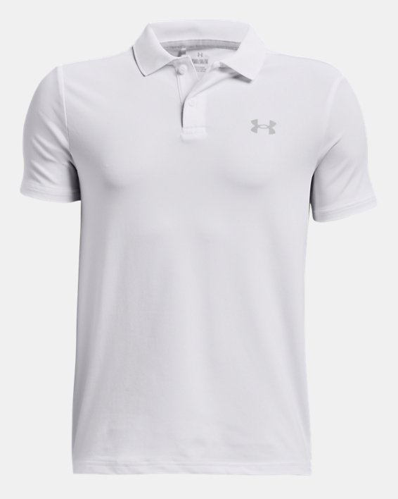 Under Armour Boys Matchplay Golf Polo Shirt - Red/Black Under Armour Boys Matchplay Golf Polo Shirt - Red/Black