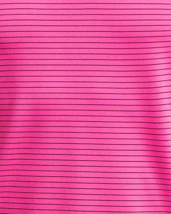 Polo UA Performance Stripe para niño, Pink, pdpMainDesktop image number 0