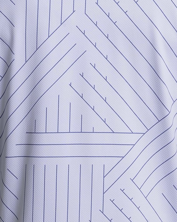 男士UA Iso-Chill Edge Polo衫 in Purple image number 4