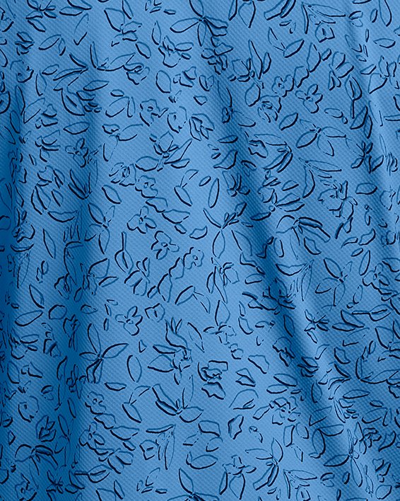 Herenpolo UA Iso-Chill Verge, Blue, pdpMainDesktop image number 4
