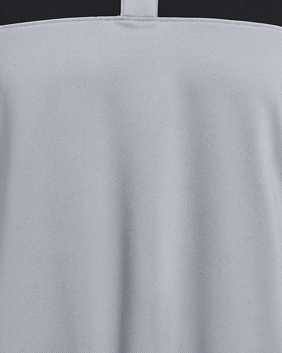 男士UA Performance 3.0 Colorblock Polo衫 in Gray image number 4