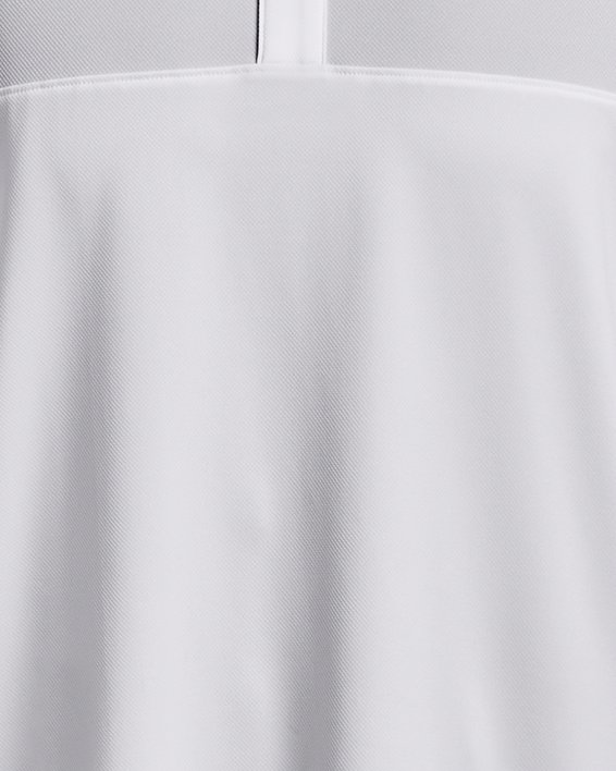 男士UA Performance 3.0 Colorblock Polo衫 in White image number 4