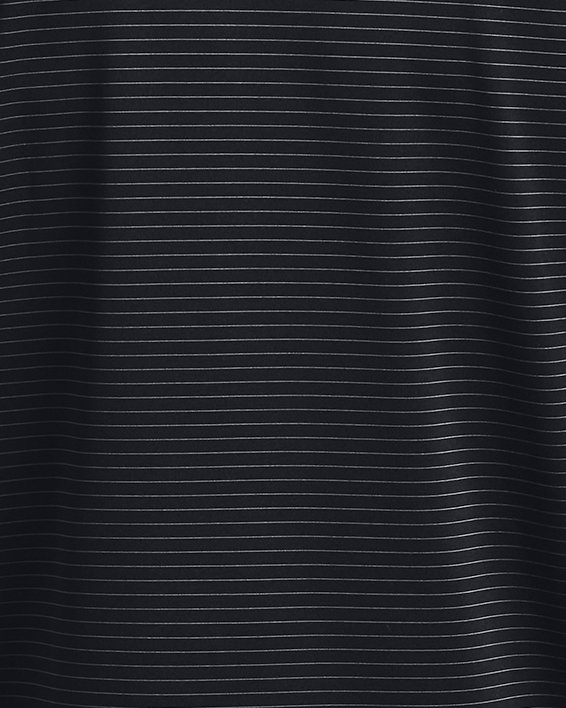 UA Matchplay Stripe Polo in Black image number 5