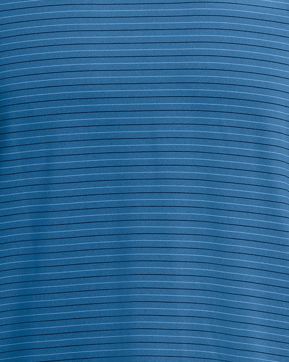 Polo UA Performance 3.0 Stripe pour homme, Blue, pdpMainDesktop image number 2