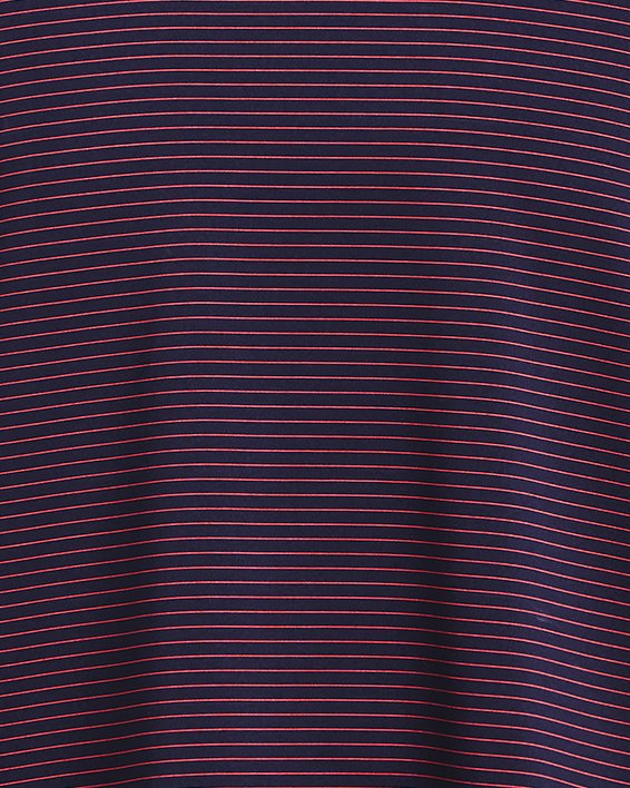 เสื้อโปโล UA Performance 3.0 Stripe สำหรับผู้ชาย in Blue image number 4