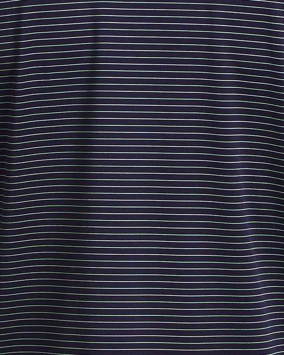 Polo UA Performance 3.0 Stripe da uomo, Blue, pdpMainDesktop image number 4