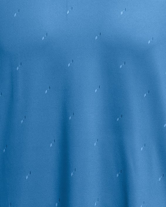 Men's UA Matchplay Printed Polo, Blue, pdpMainDesktop image number 3