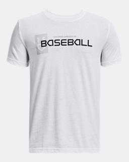 Boys' UA Baseball Wordmark Logo Short Sleeve