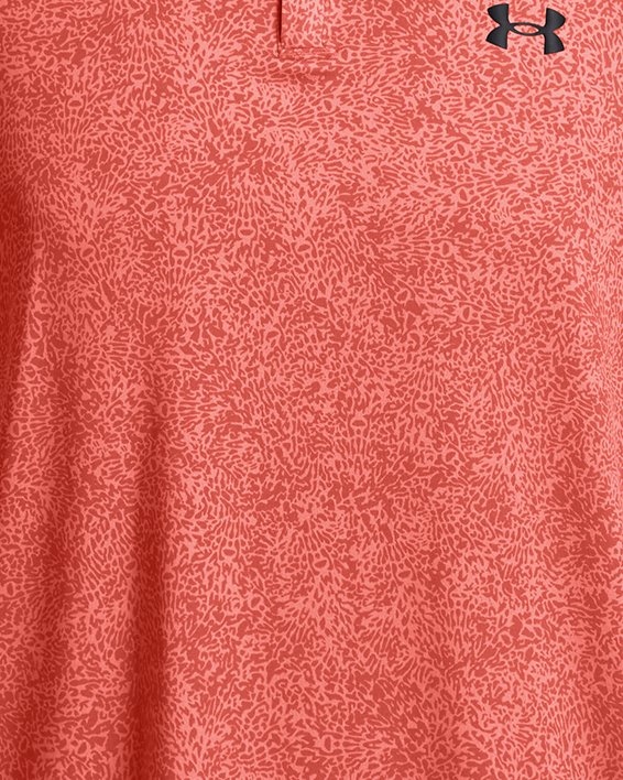 Camiseta con cremallera de ¼ UA Playoff Printed para hombre, Pink, pdpMainDesktop image number 3
