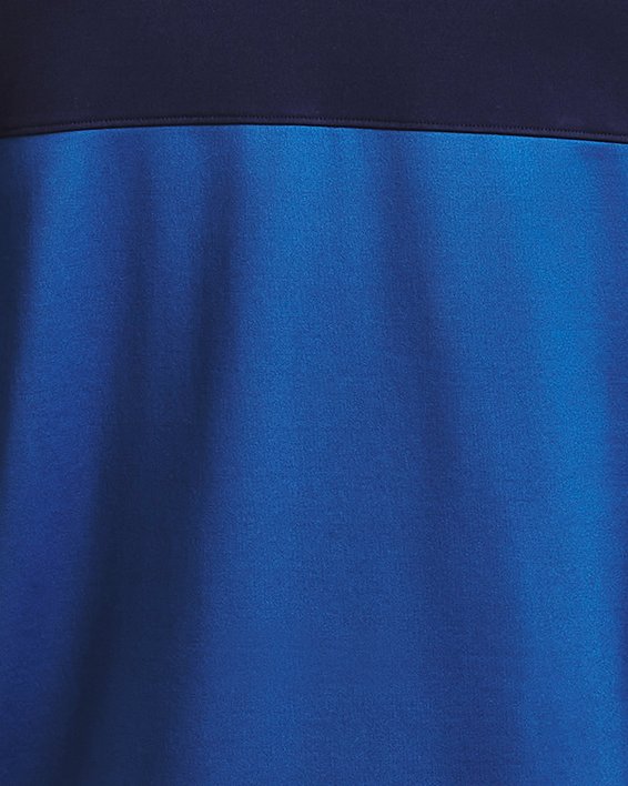 Men's UA Storm Midlayer Crestable ½ Zip, Blue, pdpMainDesktop image number 6