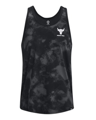 Playera sin mangas Project Rock Iso-Chill para hombre, Black, pdpMainDesktop image number 4