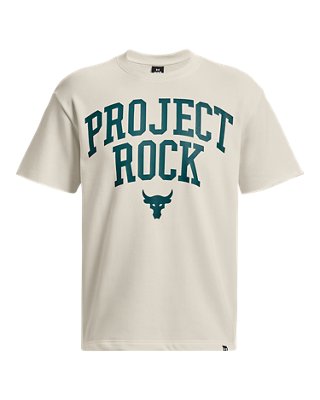 Playera Project Rock Heavyweight Terry para hombre, White, pdpMainDesktop image number 5