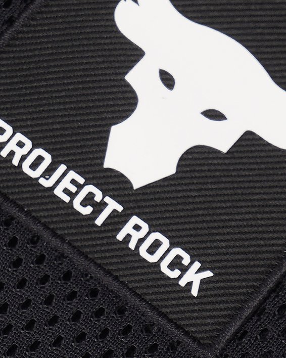 Men's Project Rock Mesh Varsity Jacket in Black image number 8