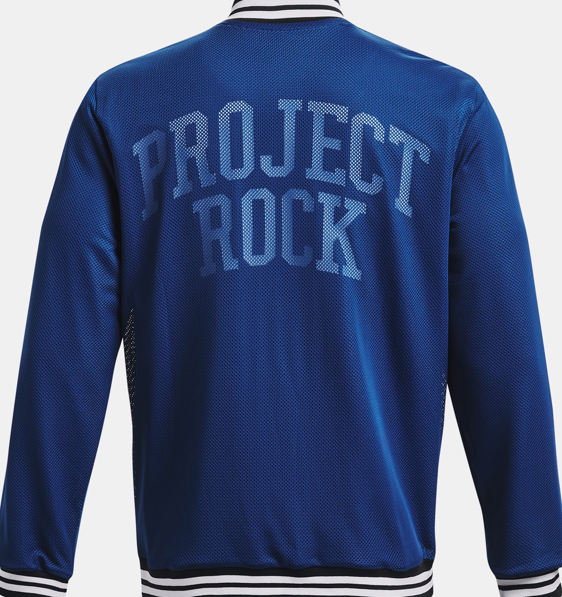 Men's Project Rock Mesh Varsity Jacket | Under Armour