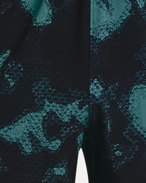 Shorts con estampado Project Rock Woven para hombre, Green, pdpMainDesktop image number 8