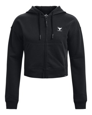 Women's Project Rock Heavyweight Terry Full-Zip image number 4