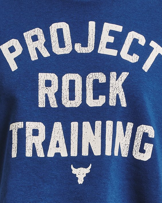 Camiseta de manga corta Project Rock Rival Terry para mujer, Blue, pdpMainDesktop image number 4