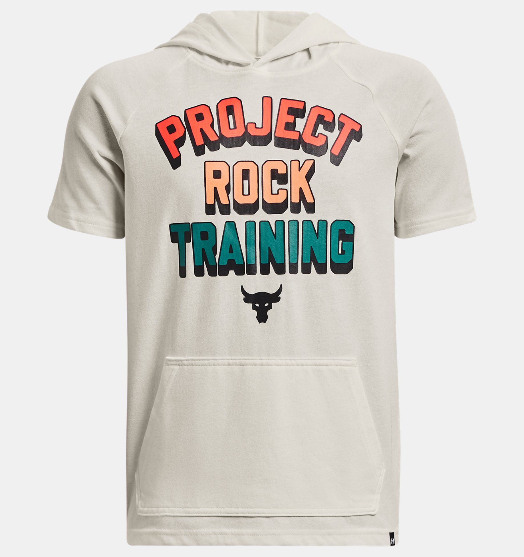 Boys' Project Rock Training Short Sleeve Hoodie