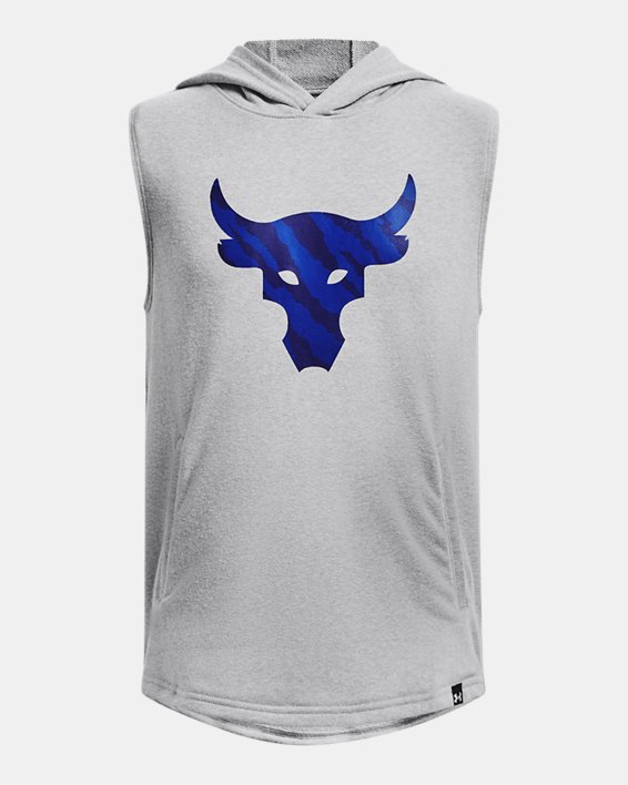 Boys' Project Rock Terry BSR Sleeveless Hoodie | Under Armour
